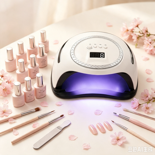 288W UV LED Nail Lamp, Professional Gel Nail Dryer with 66 LED Beads, Auto Sensor 4 Timer Low Heat Mode for Home Salon Manicure Pedicure